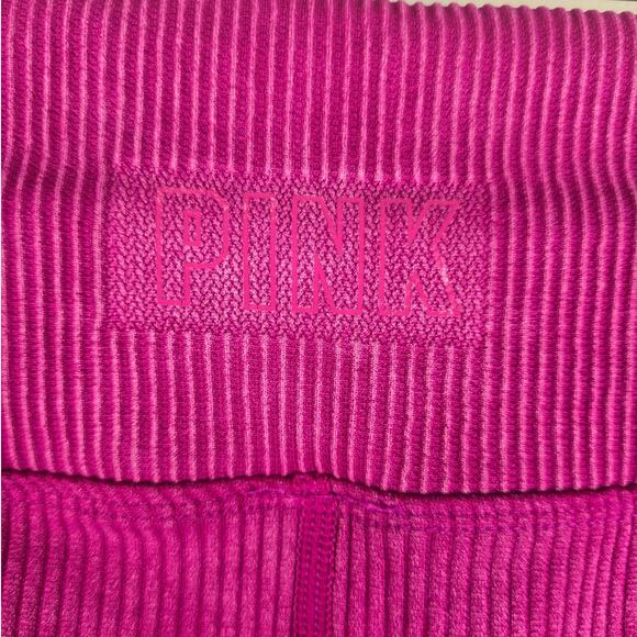 Victoria Secret Pink Active Athletic Athleisure Pink Women's Joggers L - Picture 3 of 4